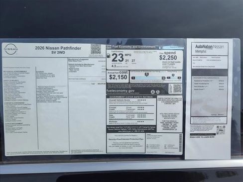 New 2026 Nissan Pathfinder SV FWD image 23