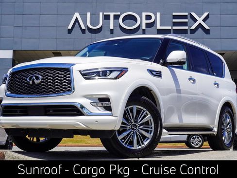 Used 2023 INFINITI QX80 Luxe w/ Cargo Package RWD image 1