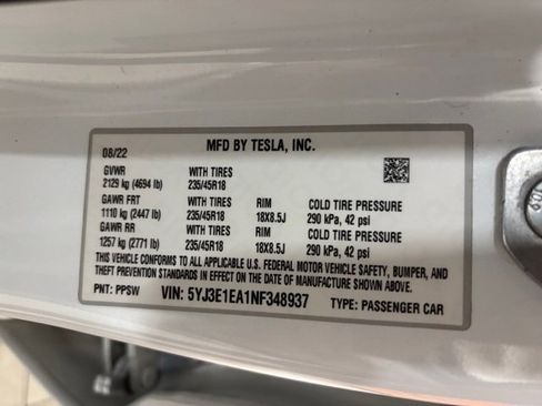 Used 2022 Tesla Model 3 Base image 33