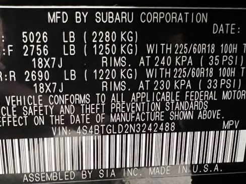 Used 2022 Subaru Outback Onyx Edition XT w/ Popular Package #2 AWD/4WD image 62