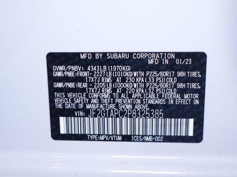 Used 2023 Subaru Crosstrek 2.0i Premium image 40