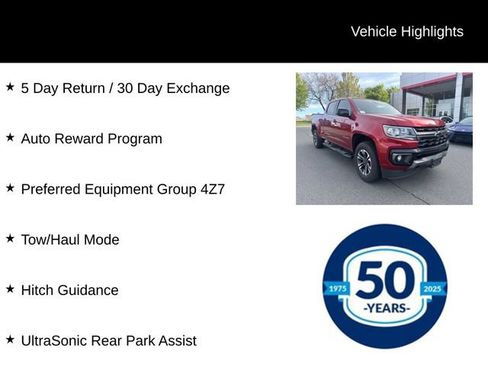 Used 2021 Chevrolet Colorado Z71 AWD/4WD image 7
