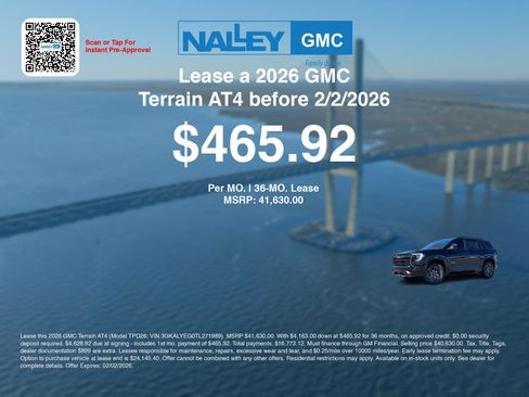 New 2026 GMC Terrain AT4 image 3