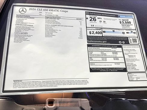 New 2026 Mercedes-Benz CLE 450 4MATIC Coupe image 18