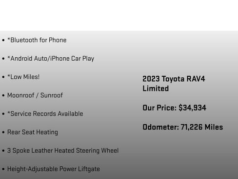 Used 2023 Toyota RAV4 Limited AWD/4WD image 18