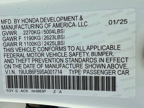 Certified 2025 Acura TLX A-Spec Package image 39