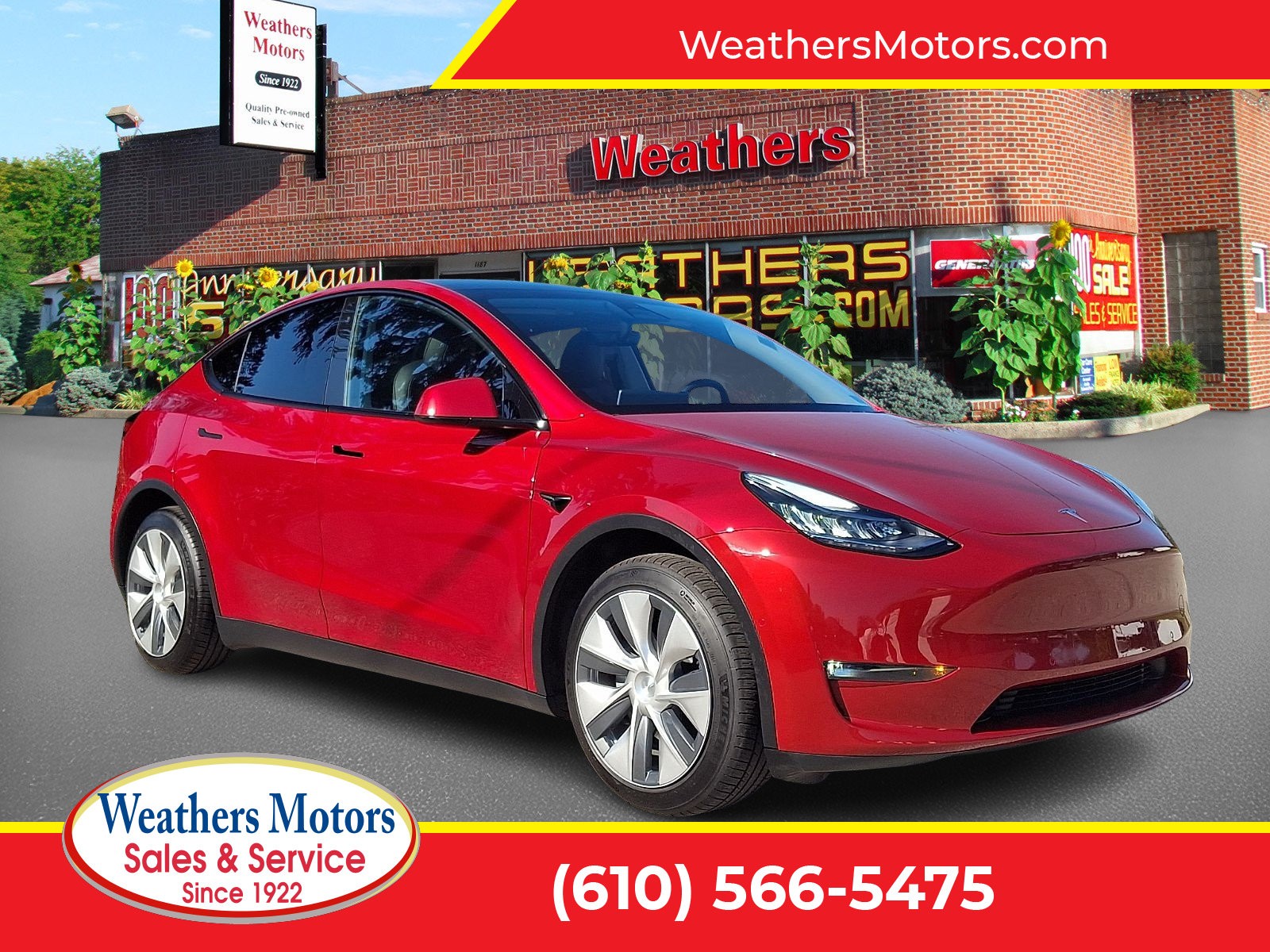 Used 2021 Tesla Model Y Long Range AWD/4WD image 1