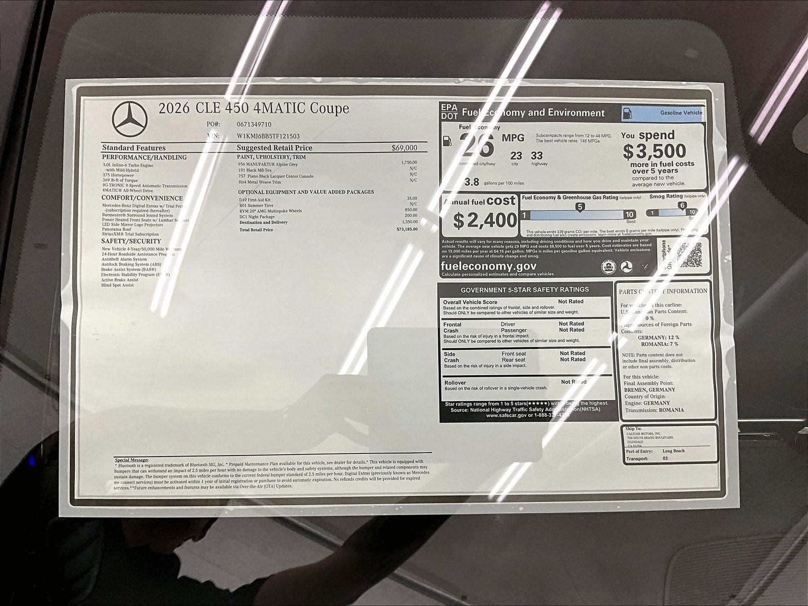 New 2026 Mercedes-Benz CLE 450 4MATIC Coupe image 17