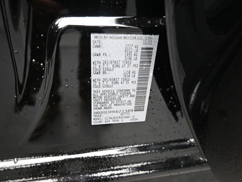 New 2026 Nissan Frontier SV w/ All-Weather Content Package image 9