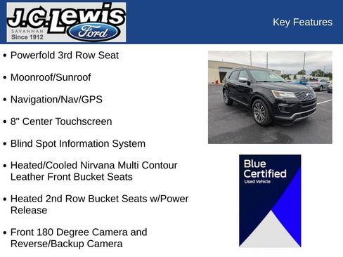 Certified 2019 Ford Explorer Platinum AWD/4WD image 34