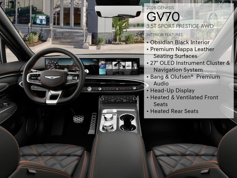 New 2026 Genesis GV70 3.5T Sport Prestige AWD/4WD image 46