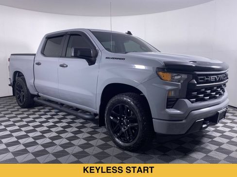 Certified 2024 Chevrolet Silverado 1500 Custom w/ Turbomax Blackout Package AWD/4WD image 19