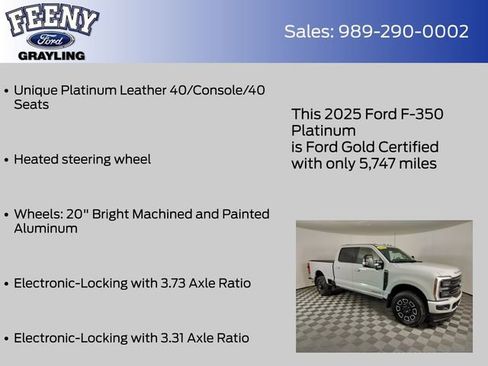 Certified 2025 Ford F350 Platinum AWD/4WD image 22