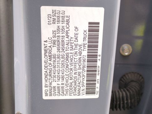 Used 2023 Honda Ridgeline RTL-E image 38