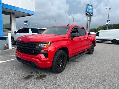 Used 2025 Chevrolet Silverado 1500 Custom w/ Turbomax Blackout Package RWD image 1