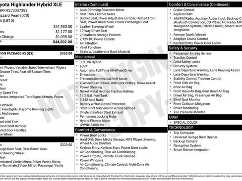 Used 2018 Toyota Highlander XLE w/ Protection Package #3 image 17