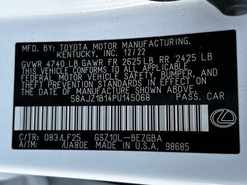 Used 2023 Lexus ES 350 F Sport w/ Accessory Package (Z2) FWD image 33