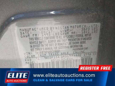 Used 2017 Nissan Sentra SV w/ Driver's Assist Package image 18