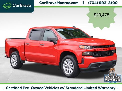 Certified 2020 Chevrolet Silverado 1500 Custom w/ Custom Value Package AWD/4WD image 10