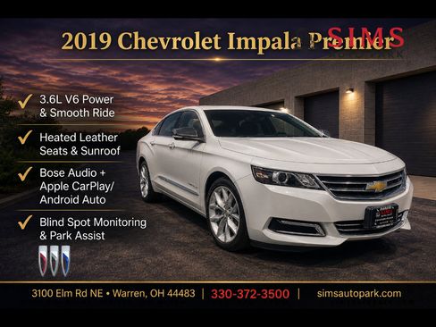 Certified 2019 Chevrolet Impala Premier FWD image 1