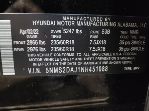 Used 2022 Hyundai Santa Fe SEL AWD/4WD image 33