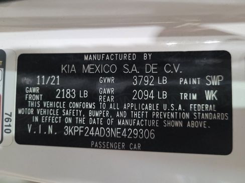 Used 2022 Kia Forte LXS FWD image 33