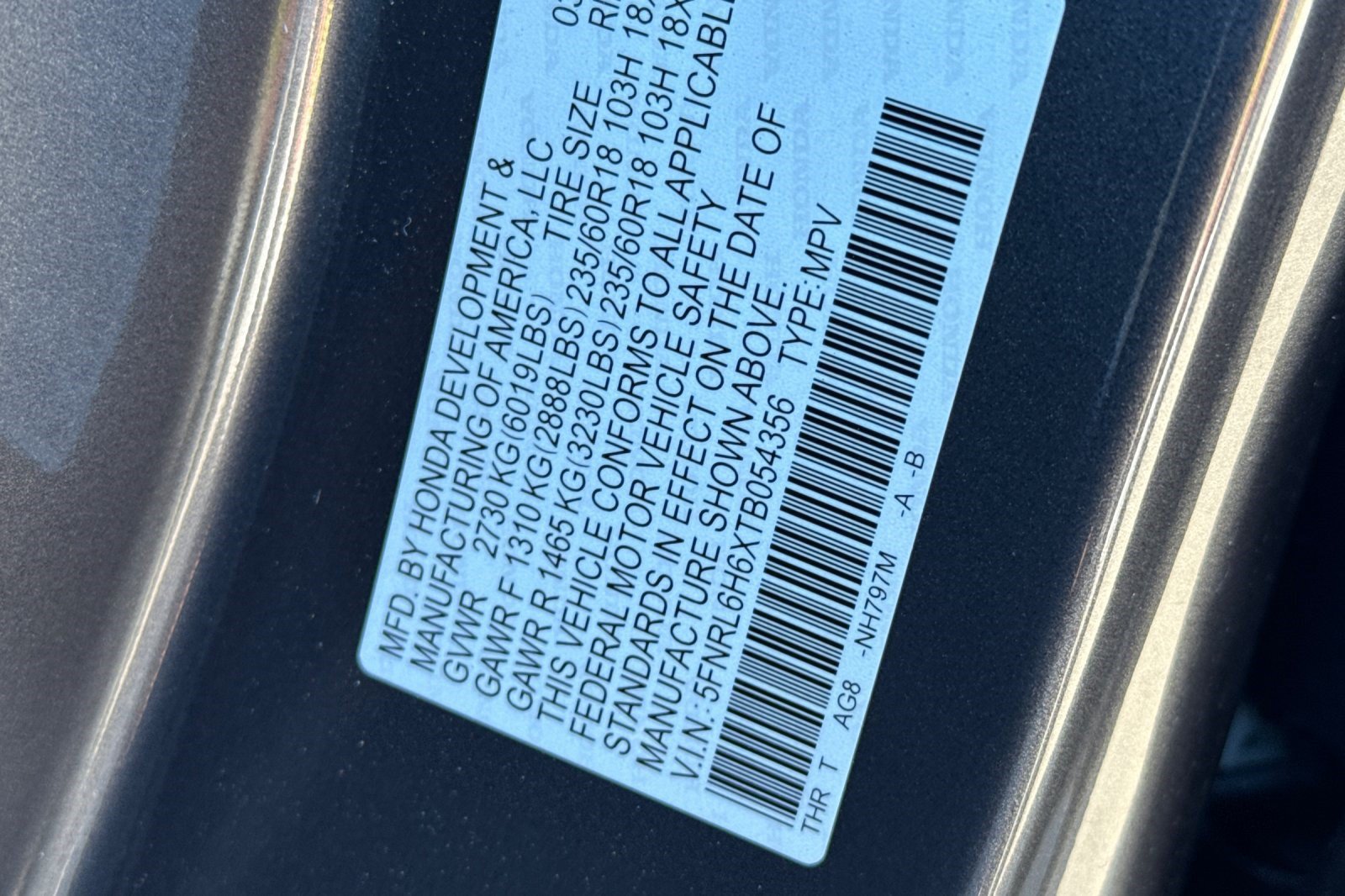New 2026 Honda Odyssey EX-L image 29