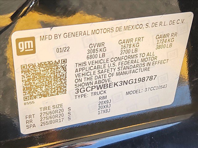 Used 2022 Chevrolet Silverado 1500 Custom w/ Safety Confidence Package RWD image 29