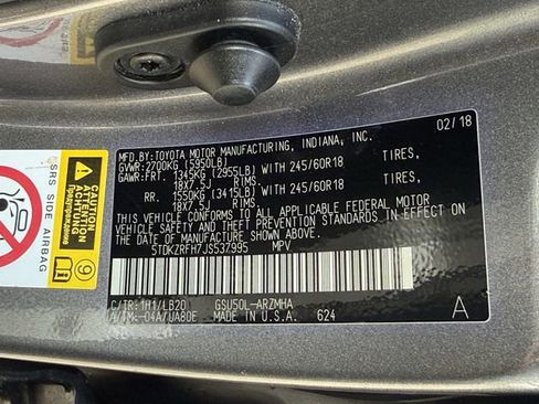 Used 2018 Toyota Highlander XLE FWD image 37
