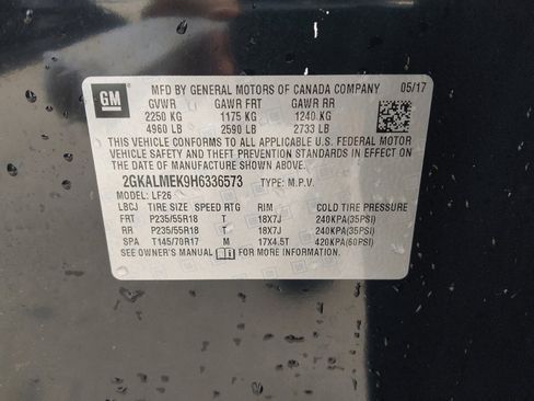 Used 2017 GMC Terrain SLE FWD image 33