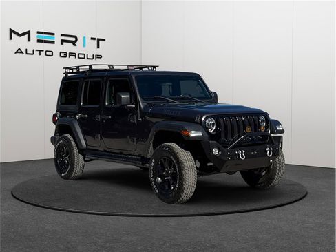 Used 2022 Jeep Wrangler Unlimited Willys image 1