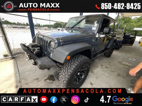 Used 2017 Jeep Wrangler Unlimited Sport w/ Connectivity Group AWD/4WD image 1