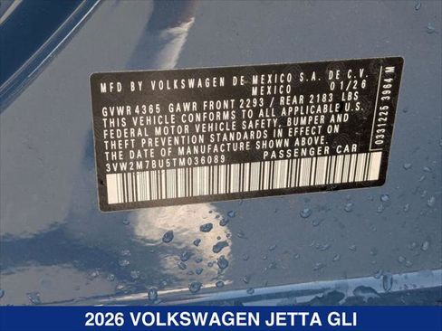 New 2026 Volkswagen Jetta GLI Autobahn image 20