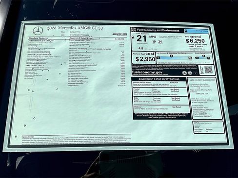 New 2026 Mercedes-Benz AMG GT 53 image 14