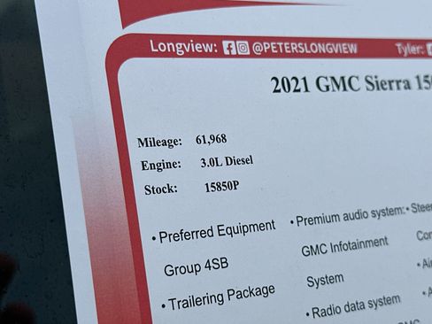Used 2021 GMC Sierra 1500 AT4 image 25