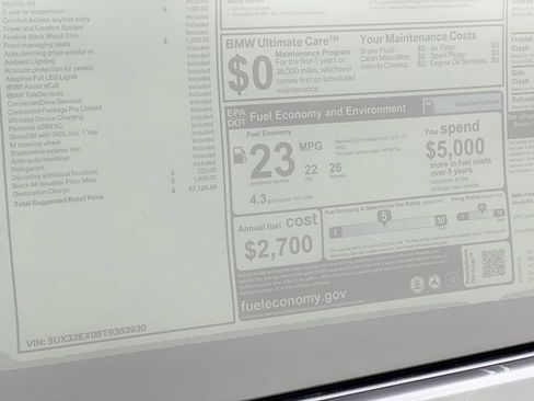 New 2026 BMW X6 xDrive40i w/ Executive Package image 24