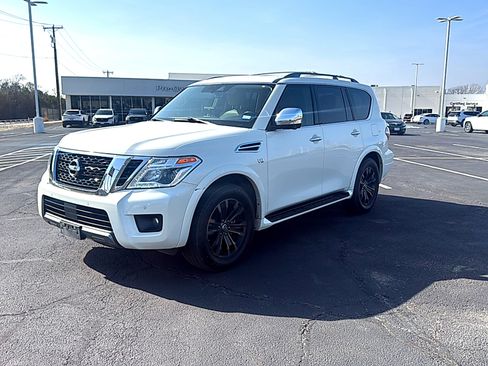 Used 2019 Nissan Armada Platinum w/ Captain's Chairs Package image 2
