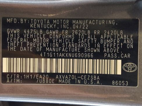 Used 2022 Toyota Camry SE image 33