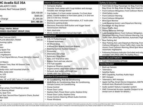 Used 2023 GMC Acadia SLE AWD/4WD image 25