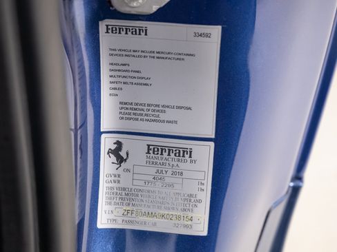 Certified 2019 Ferrari 488 Spider RWD image 38