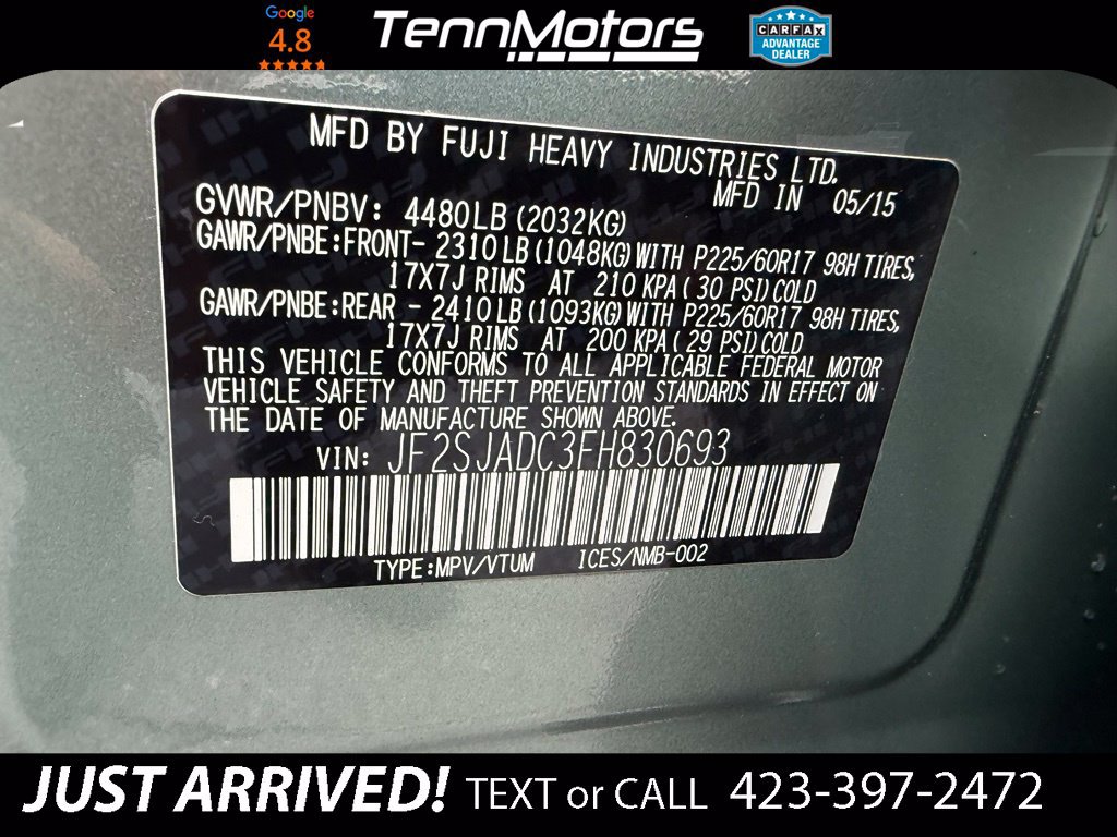 Used 2015 Subaru Forester 2.5i Premium w/ All-Weather Package AWD/4WD image 23