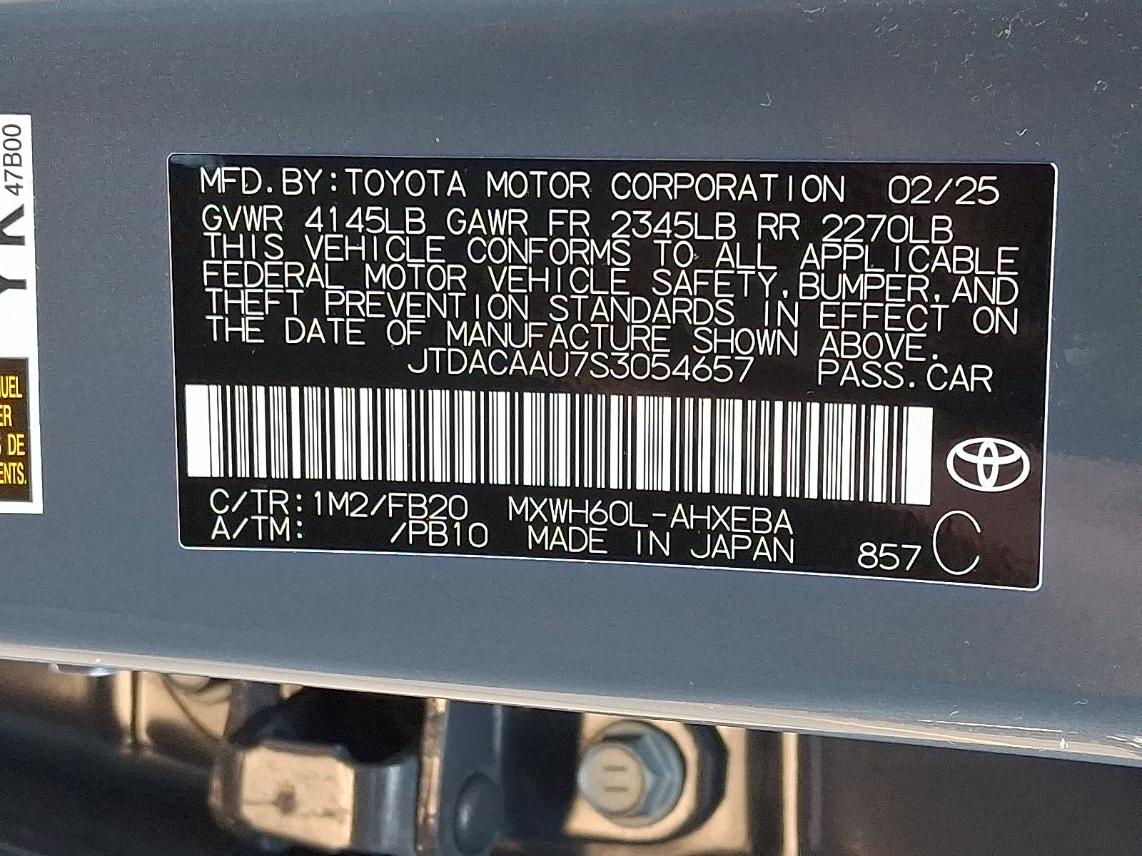 Used 2025 Toyota Prius LE FWD image 27