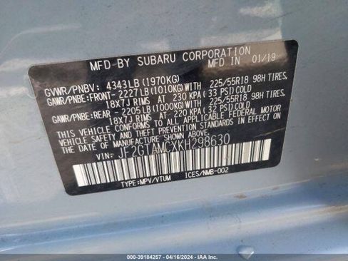 Used 2019 Subaru Crosstrek 2.0i Limited w/ Popular Package #2 AWD/4WD image 33
