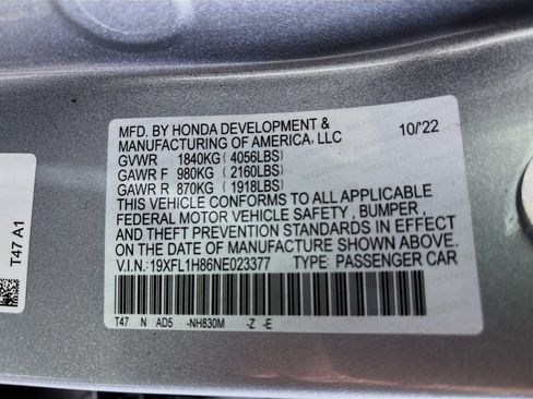 Used 2022 Honda Civic Sport Touring image 32