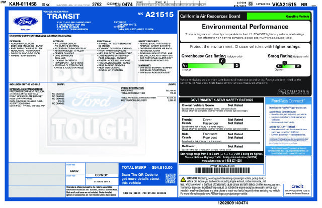 New 2027 Ford Transit 250 148 Medium Roof RWD image 10