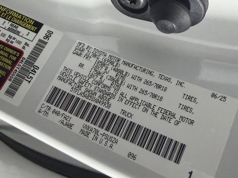 Used 2025 Toyota Tundra SR5 w/ SX Package RWD image 30