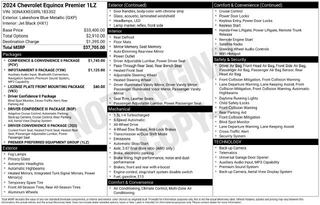 Used 2024 Chevrolet Equinox Premier AWD/4WD image 27