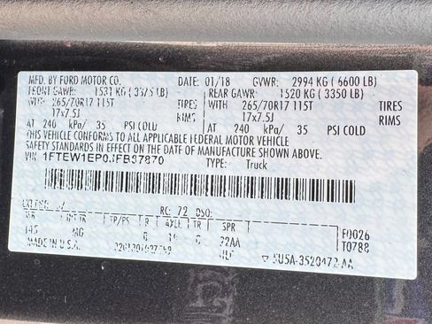 Used 2018 Ford F150 XLT AWD/4WD image 12