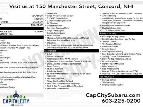 Used 2019 Hyundai Tucson SE w/ Cargo Package AWD/4WD image 27