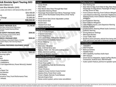 Used 2024 Buick Envista Sport Touring w/ Convenience I Package FWD image 32